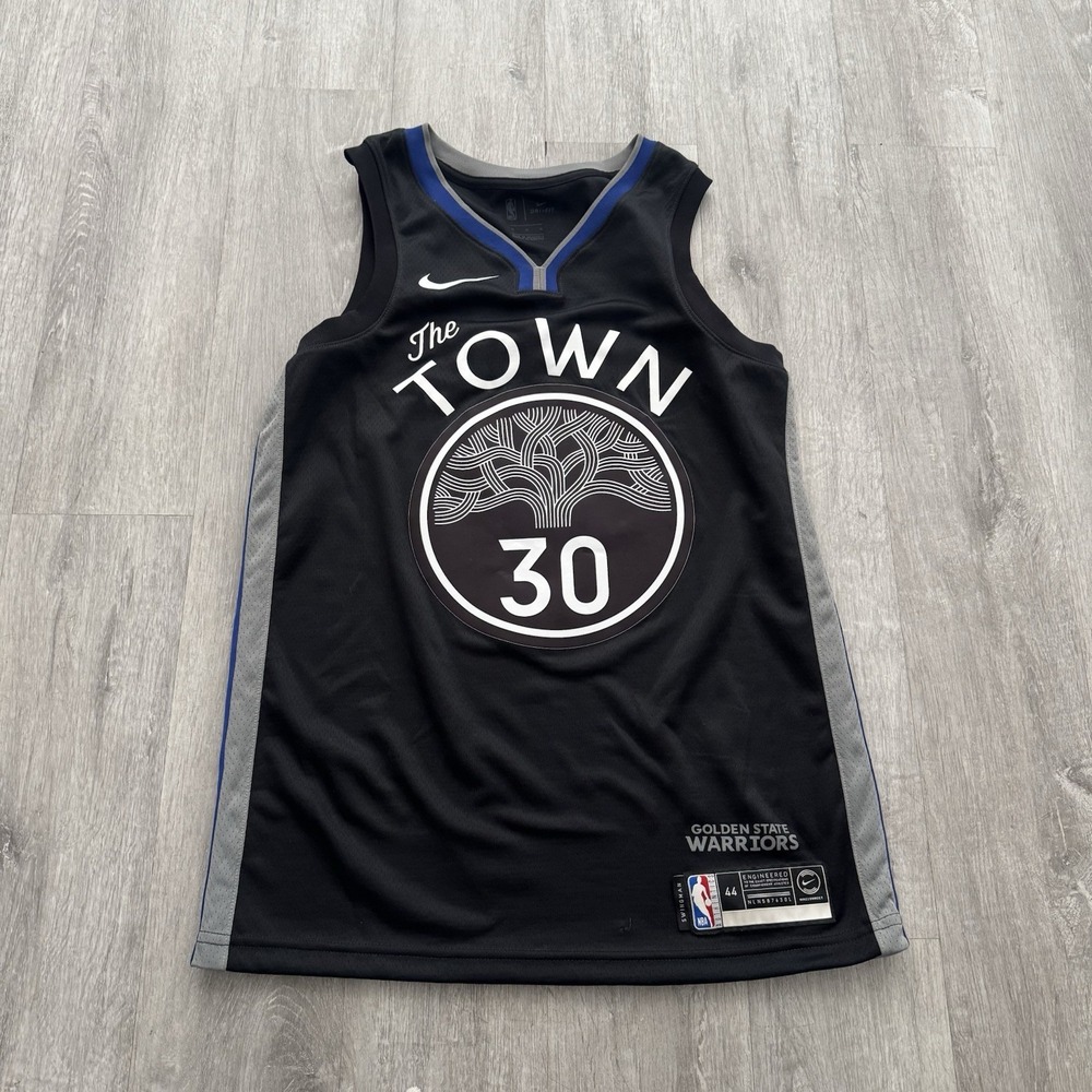 Stephen Curry Golden State Warriors Nike NBA City Edition "The Town" swingman 44